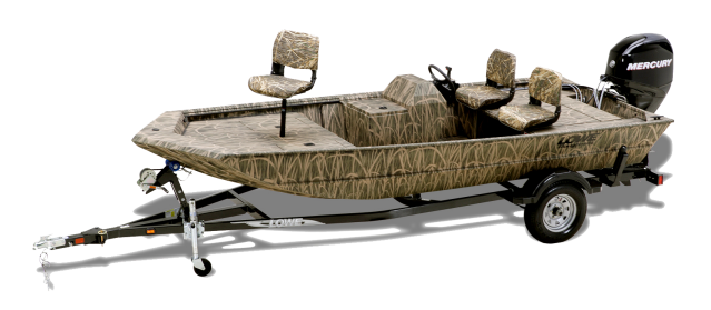 Frontier 1650SC Small lightweight and, durable boats made of aluminum are most often used for freshwater fishing. They are generally very simple craft, featuring riveted or welded aluminum hulls and bench seating.