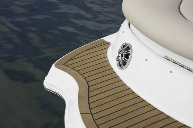 Swim Platform Zipping about on skis established a reference point for watery adventure. Truly hardy souls could push the envelope by ski-jumping a ramp or by not using skis at all - barefooting seemed to be the very edge of watersports world.