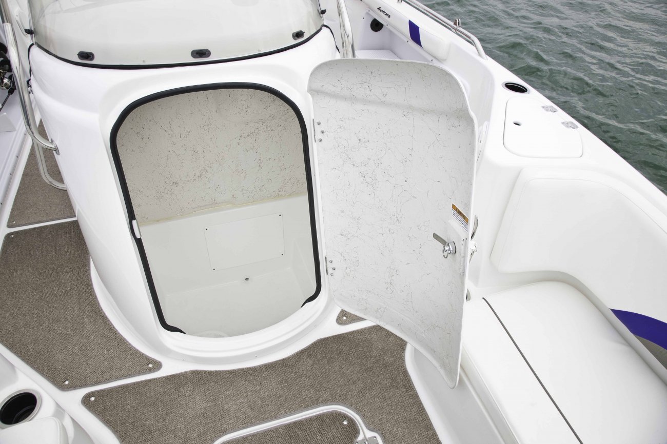 The deckboat is a cross between a bowrider and a pontoon boat.  It features a rather flat deck area with lots of room for people while still offering the speed and agility of a runabout.